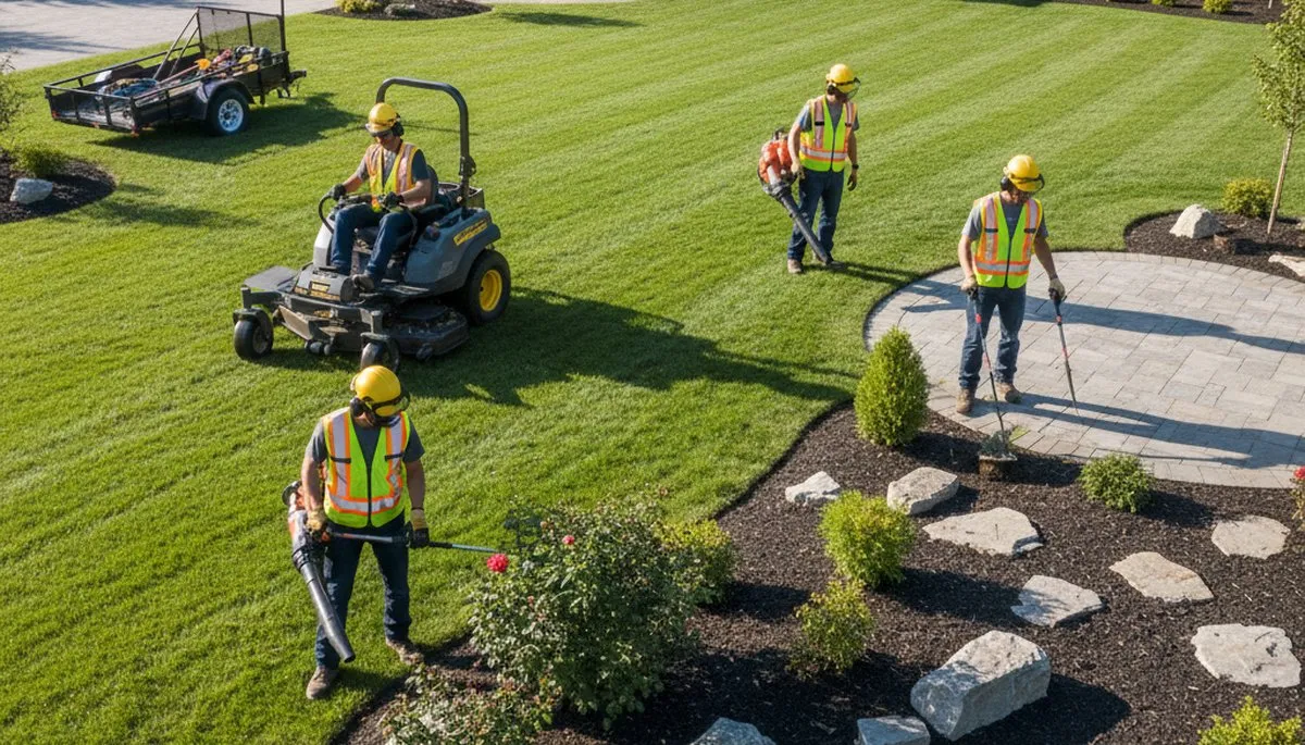 Landscaping services in Allen, TX with sod installation, plantings, and bed design for local homes